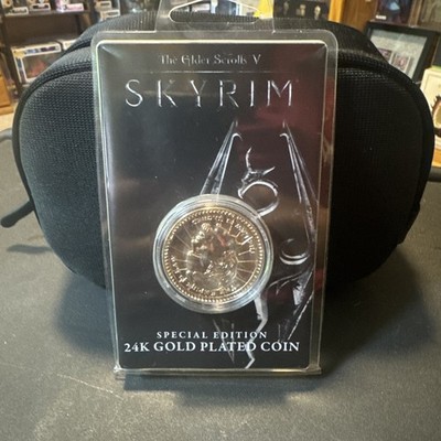 Skyrim The Elder Scrolls 24k Gold Coin 1/2011 Limited Edition