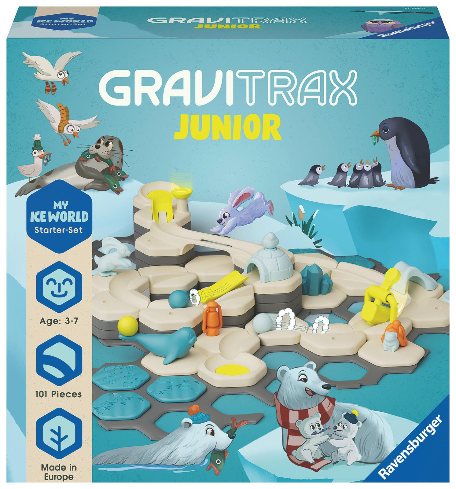 RAVENSBURGER GraviTrax Junior Starter-Set L Ice Kugelbahnsystem Mehrfarbig 9090₽