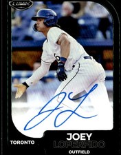 2024 Pulse  Lumin Joey Loperfido 10/25 Black Green Foil On Card Auto Blue Jay D1