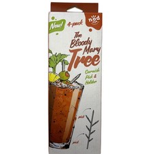 Nod Bloody Mary Tree Garnish Pick Holder Stainless Steel 4-Pack Host Party Gift