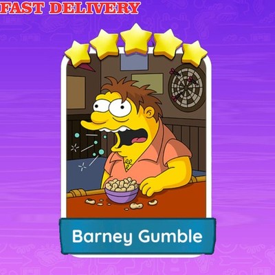 Monopoly_go_Stickers 5      Barney Gumble - SET 18 Fast Delivery  
