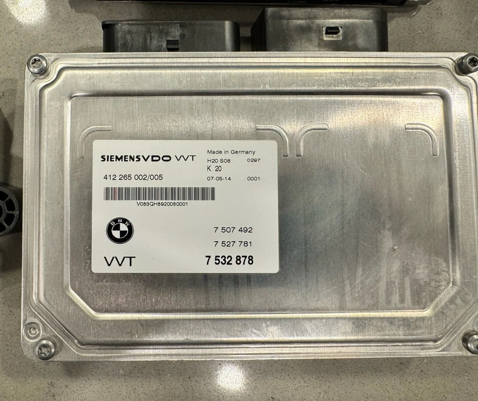 BMW X5 2007-2009 4,8 E70 N62N UNIDAD DE CONTROL DEL MOTOR DME ECU CAS3 LLAVE DE ENCENDIDO TPMS Foto 2 de 4