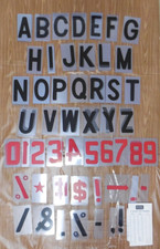 New 5" Plastic Outdoor Readerboard Marquee Sign Letters 274 Count