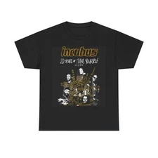 Incubus T-shirt vintage band rock metal concert retro Unisex Heavy Cotton Tee