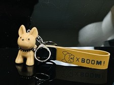 Luxury Dog KeyChain - Bulldog brown 