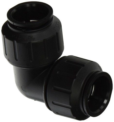Speedfit 1 Inch CTS Union 90 Degree Elbow Push to Connect Fitting PEI0336E