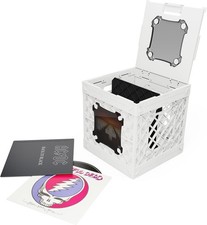 CrateVinyl Vinyl Record Storage Crate Modular Storage Cube LP Albums W/ Divider