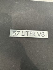 1990-1992 Cadillac Fleetwood Brougham 5.7 Liter V8 Trunk Emblem