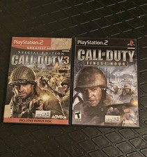 PS2 COD 3 And COD Finest Hour Bundle