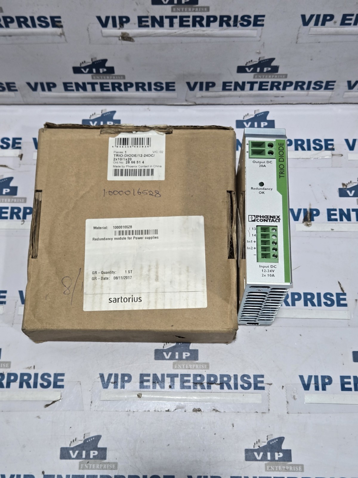 PHOENIX CONTACT TRIO-DIODE/12-24DC/2X10/1X20 POWER SUPPLY 20A FREE FAST SHIPPING