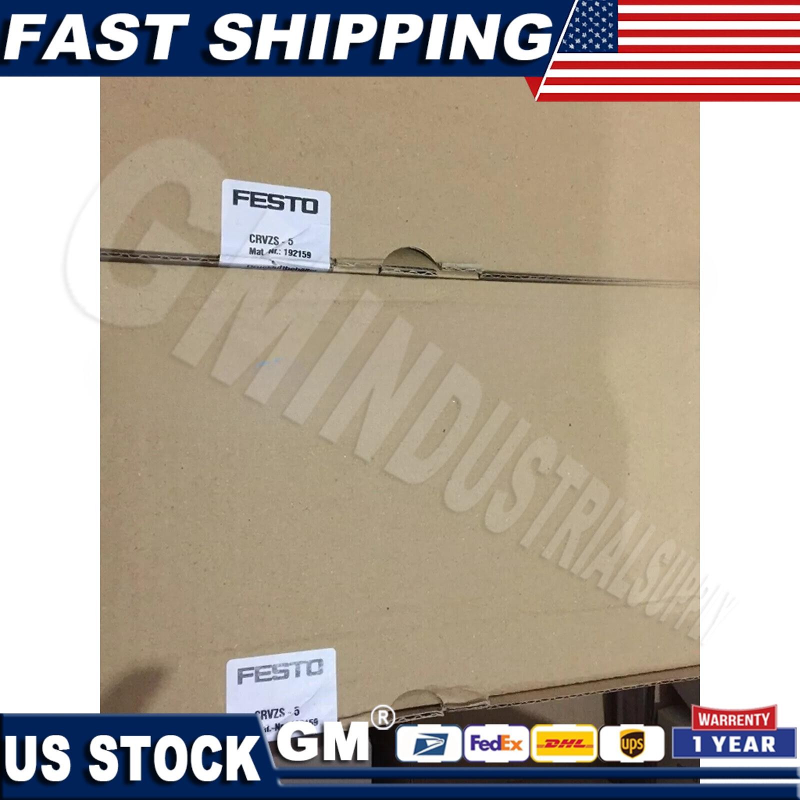US FREE TAX New FESTO CRVZS-5 192159 Compressed Air Reservoir High Alloy