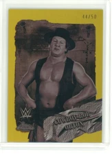 2025 TOPPS CHROME CACTUS JACK WWE GOLD RODEO REBELS COWBOY BOB ORTON /50