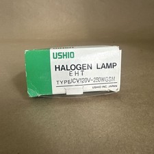 Surplus Vintage USHIO HALOGEN LAMP bulb EHT JCV 120V-250WGSN
