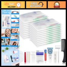 Travel Size Toiletries Set - 20 Pack Bulk Hygiene Kits for Homeless Care Package