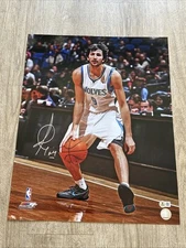 Ricky Rubio Signed Minnesota Timberwolves 16x20 Photo PSA/DNA