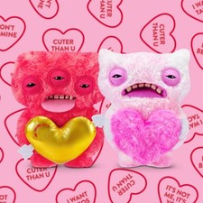 Fuggler Love Fugg Series 2 Red Alien  Pink Weirdo Set Of 2 Fugg Club New