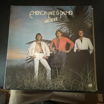 EMERSON LAKE & PALMER-LOVE BEACH  VINYL  Lp Record 1978 Atlantic SD 19211