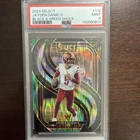 JAYDEN DANIELS 2024 Panini Select Premier Level #112 Black& Green Shock PSA 9 RC