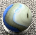 JABO Blue, Gray & White Swirl Marble .61" Mint+ Condition — photo 5