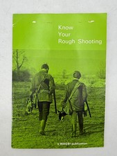 Know Your Rough Shooting WAGBI 1970 Vintage Wildfowling Conservation