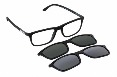 Brand New 2026 Emporio Armani Eyeglasses EA 4160 5042/1W Rx Clip-On Frame Case S