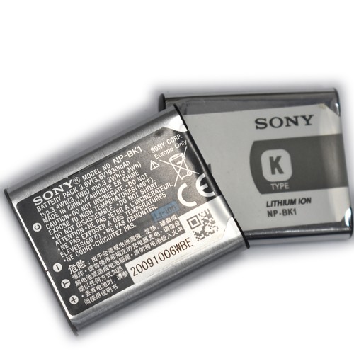 Batterie Originale SONY NP-BK1 Neuve - Pour Appareil Photo CyberShot DSC-W190 Et Modèles Compatibles, Garantie Constructeur