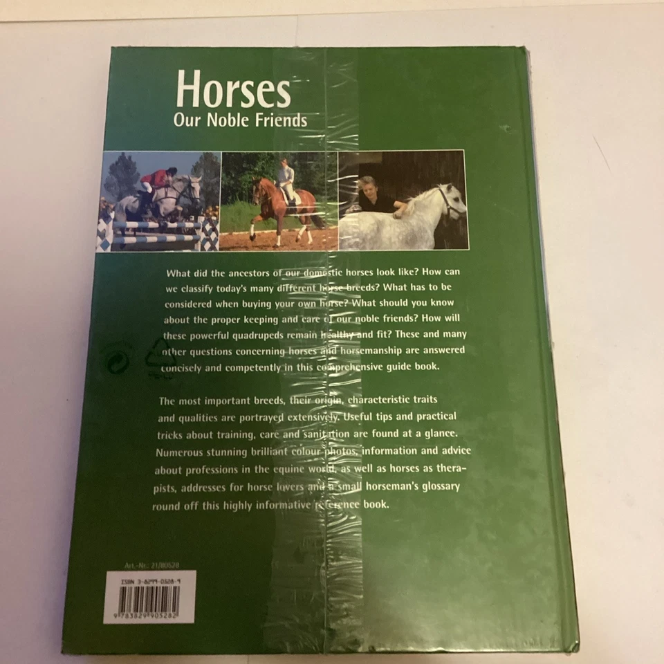 Horses, Our Noble Friend, Hardback, Shrink Wrapped, Free Postage - Image 2 of 2