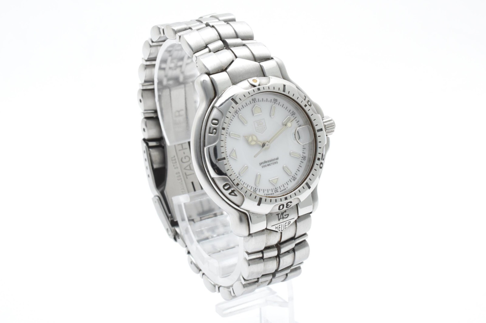 TAG HEUER Professional WH1211-K1 200M【box】 Vintage Quartz White Dial JAPAN image 6