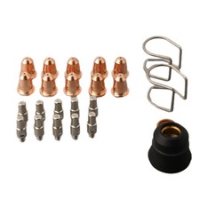 24*Electrodes Tips Cup Consumables For Chicago Electric 95136 Plasma Cutter Part
