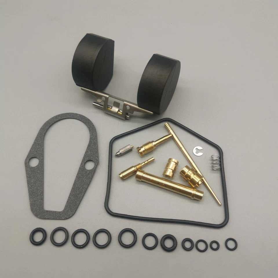 Kit de reconstrucción de carburador apto para Honda CB550K 1974-1976 y juntas de chorros flotadores Foto 2 de 3