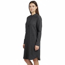 Universal Standard Hannah Denim Shirt Dress in Black Sz 4XS US XS NWT Minimalist