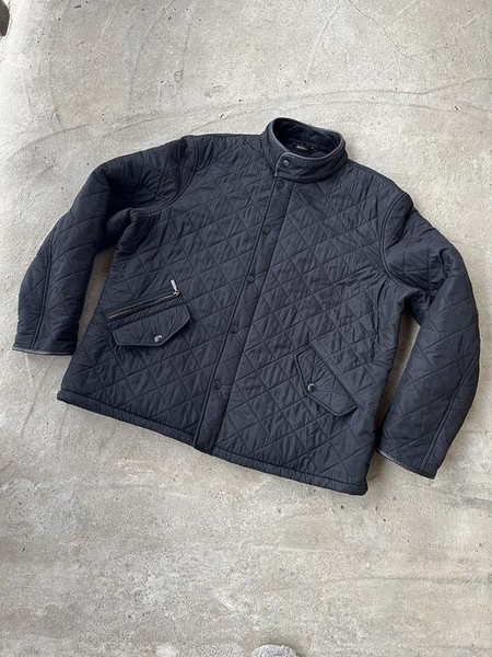 Men Barbour Jacket Black 42 / XL / 50 #5Q5U