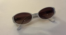 Vintage Fossil Dazzler Sunglasses - White