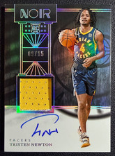 TRISTEN NEWTON 2024-25 Panini Noir Rookie Patch Autographs International 09/15