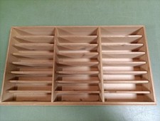 PORTA MUSICASSETTE 24 POSTI Vintage Legno cassette