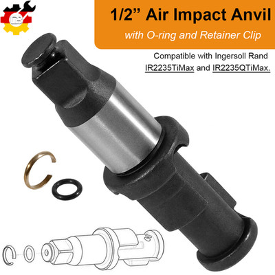 1/2  Air Impact Anvil with O-ring for Ingersoll Rand IR2235TiMax &IR2235QTiMax