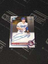 2022 Bowman Draft Sean McLain Chrome Auto 1st #CDA-SM Dodgers