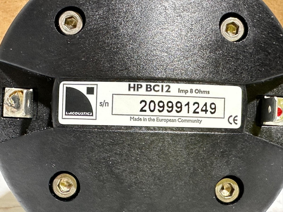 L Acoustics HP BC12 HF driver #7451 (trueheartsound) | eBay