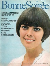 BONNE SOIREE n 2437  MIREILLE MATHIEU  GILLES DREU  JULIEN CLERC  GRACE KELLY
