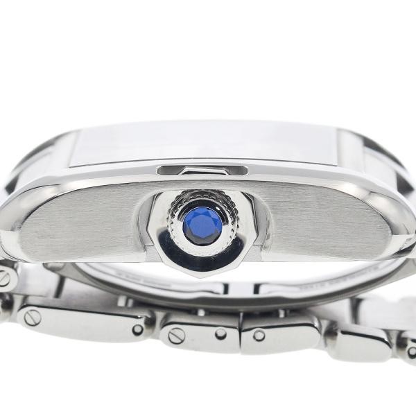 CARTIER TANK ANGLESE LM W5310009 30mm SS Silver Dial Automatic Date #C298 image 4