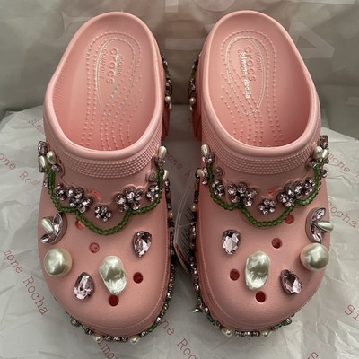 Simone Rocha x Crocs Rosa Sirene Clogs Größe EU 38-39