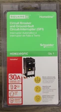 NEW Square D HOM230GFIC 30 A Miniature Circuit Breaker