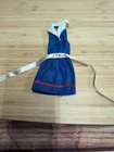 Vintage 1985 My First Barbie "Easy On Fashions" Nautical Halter Dress #2119 Blue