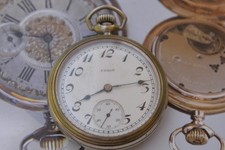 Vintage 1928 ELGIN Grade 288 18s 7J Pocket Watch--4 Repair/ Parts