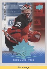 2021 Upper Deck Team Canada Juniors Blue Benjamin Gaudreau #90 READ o1h