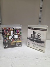 Sony Playstation 3 games DJ Hero 1 & 2 TESTED and complete in box