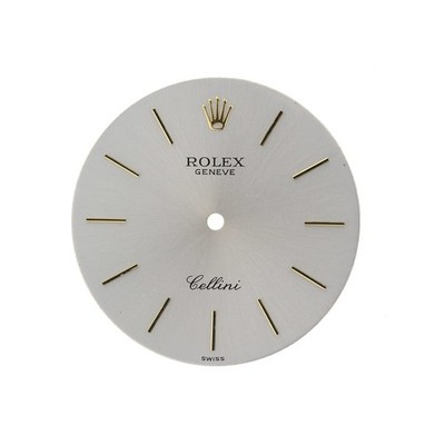 Mint Original Rolex Dial Cellini Classic  Diameter 30mm Slate Silver/gold sticks