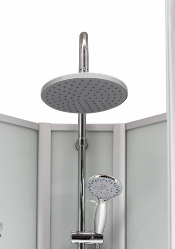 1000x800 White Hydro Shower Cabin Cubicle Enclosure Spa Room Bathroom Pod (Left) - Picture 10 of 23