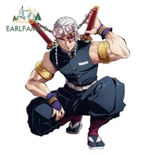 EARLFAMILY 5.1" Ninja Uzui Tengen Car Sticker Anime Demon Slayer JDM Decal decor
