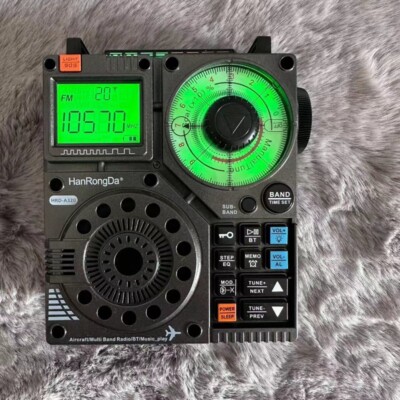 Bluetooth Speaker Aviation Air Band Radio Receiver AIR FM MW SW VHF WB HRD-A320